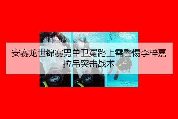 安赛龙世锦赛男单卫冕路上需警惕李梓嘉拉吊突击战术